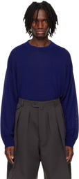 RAINMAKER KYOTO Blue Crewneck Sweater