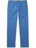 Polo Ralph Lauren - Slim-Fit Embroidered Cotton-Blend Twill Chinos - Blue