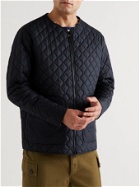 Aspesi - Convertible Nylon-Blend Hooded Jacket with Detachable Liner - Blue
