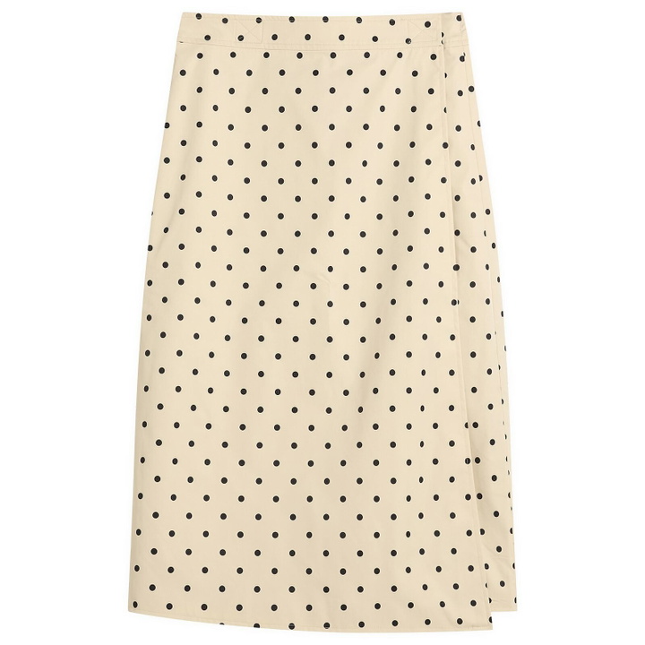 Photo: Hosbjerg Women's Bridget Skirt in Off White/Polka Dots