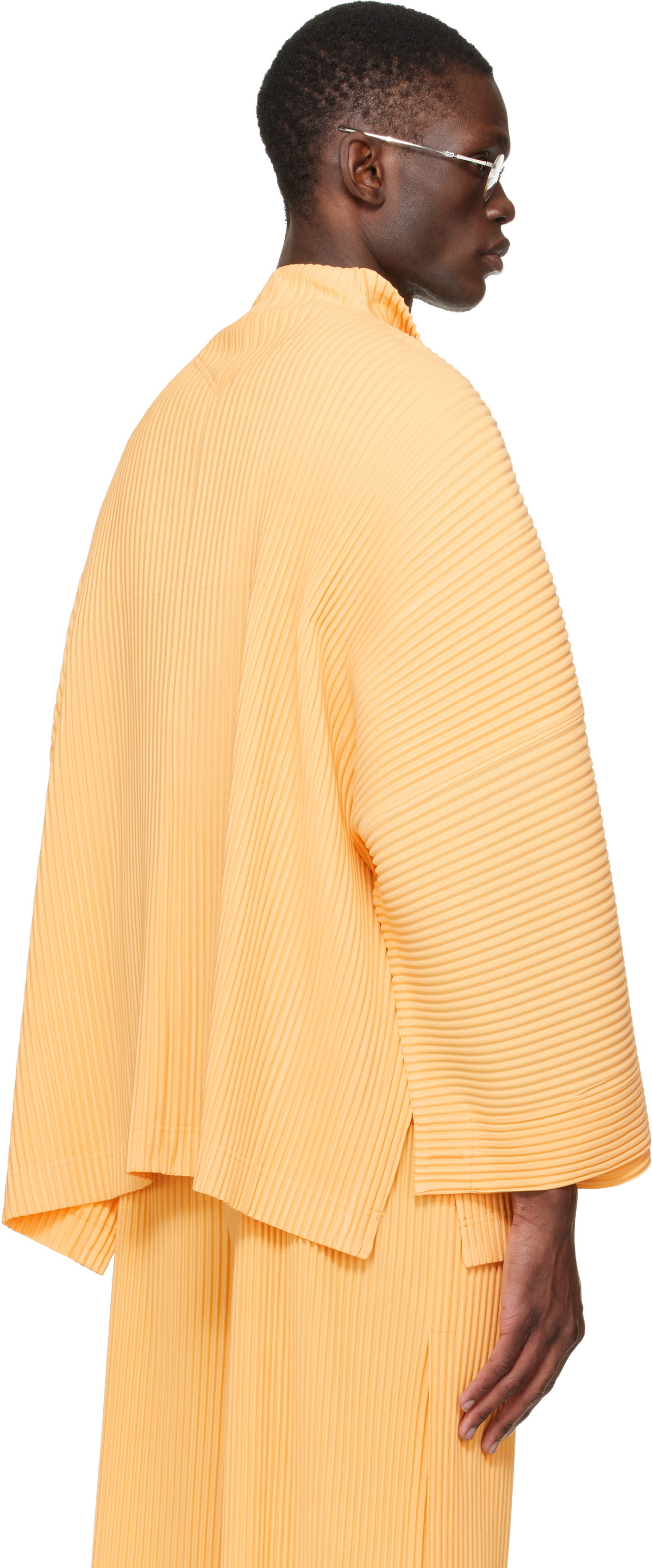 HOMME PLISSÉ ISSEY MIYAKE Yellow Wear Or Wrap Jacket