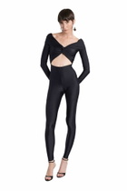 The Andamane Kendall Jumpsuit In Black Polyamide