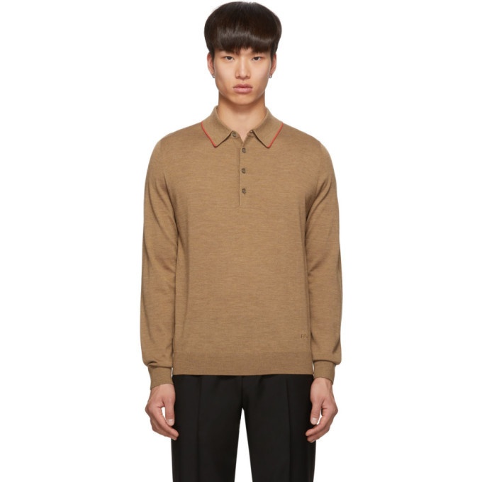 Photo: PS by Paul Smith Tan Knit Polo