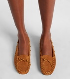 Khaite Milly suede moccasins