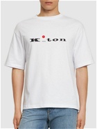 KITON Logo Cotton T-shirt