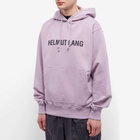 Helmut Lang Men's Core Logo Popover Hoody in Wisteria