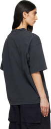 Alexander Wang Black Oversized Graphic T-shirt