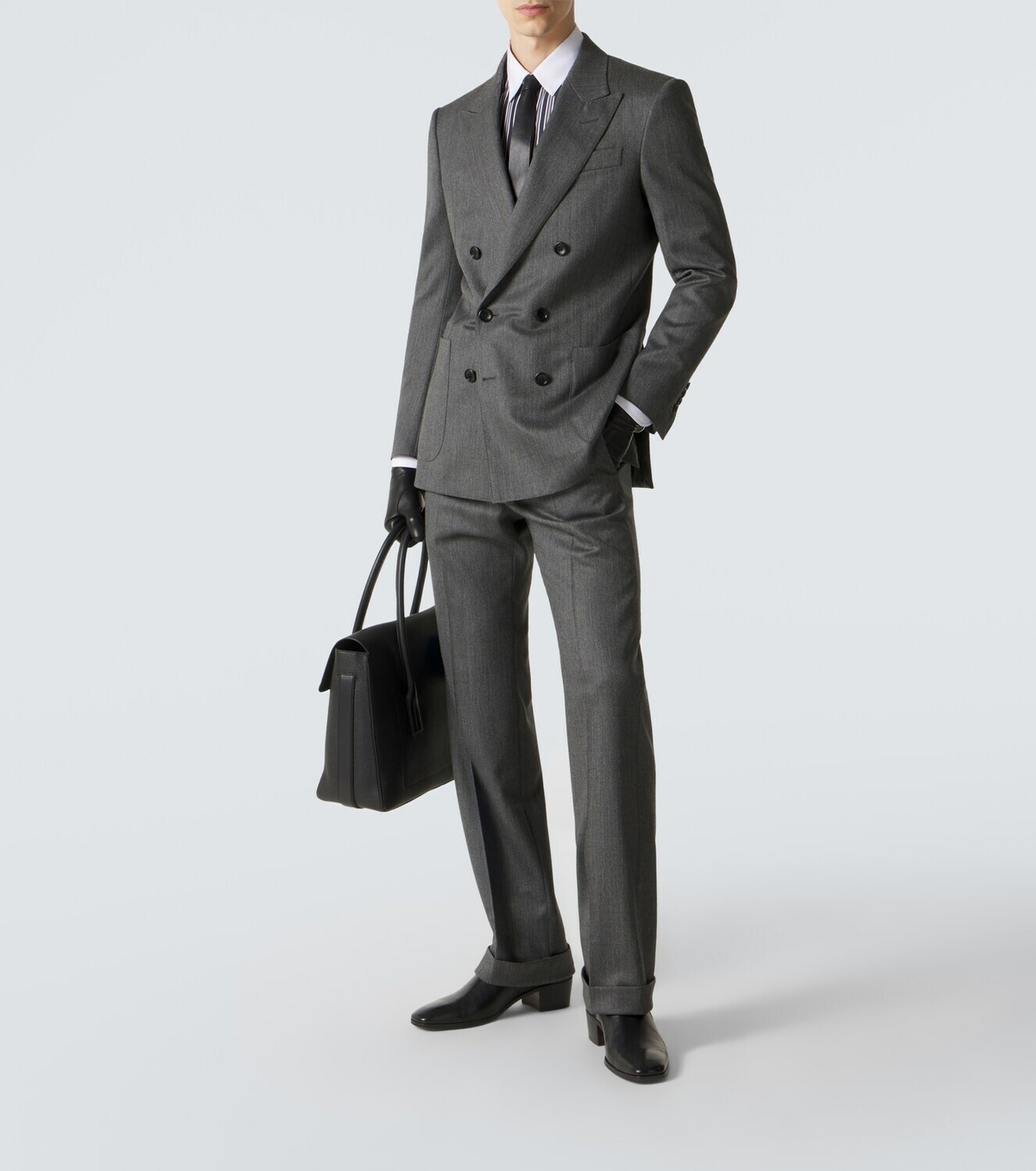 Tom Ford Mouliné wool twill blazer