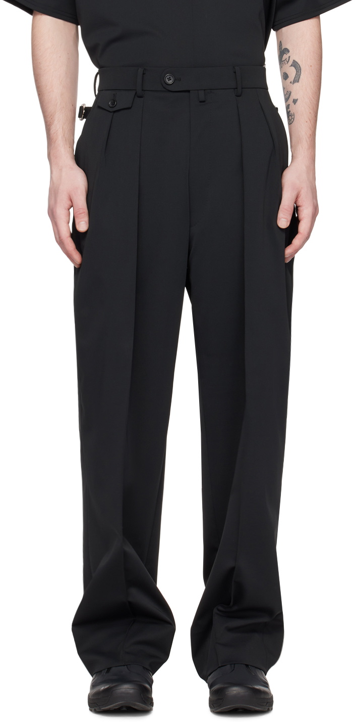 RAINMAKER KYOTO Black Wide-Leg Trousers RAINMAKER KYOTO