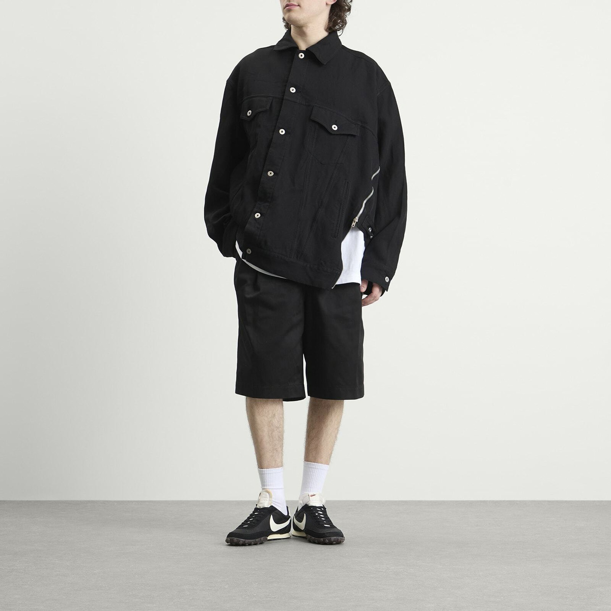 Comme des Garçons Men's Denim Jacket in Black