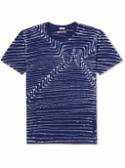 Post-Imperial - Ijebu Tie-Dyed Cotton-Jersey T-Shirt - Blue