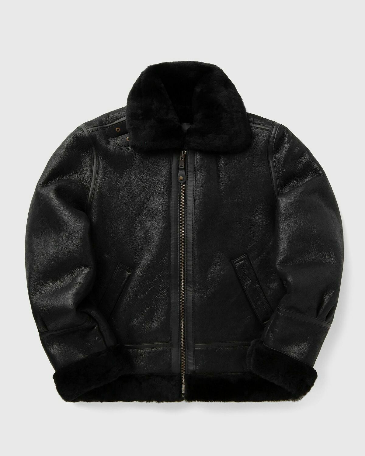 Schott NYC LC1259 JACKET Black Mens Bomber Jacket
