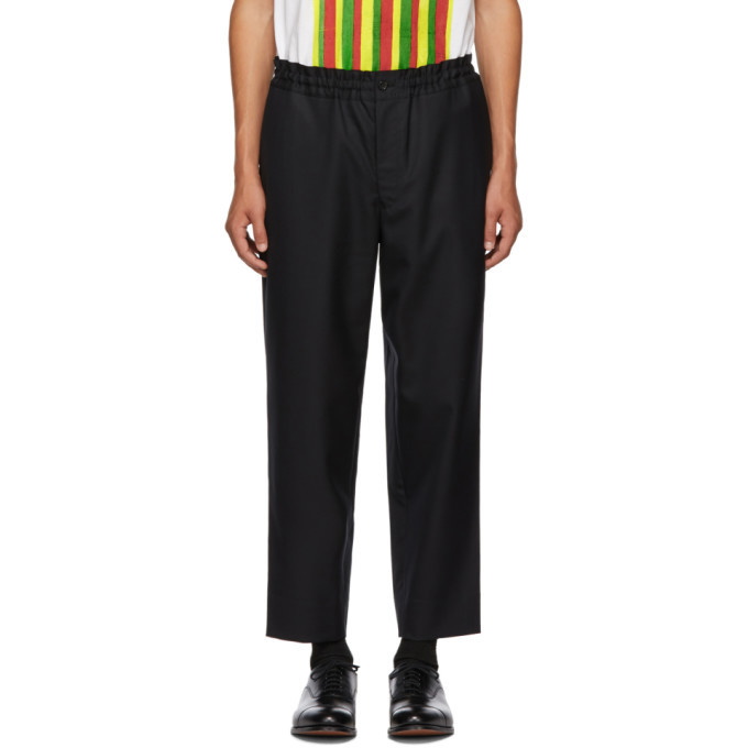 Photo: Comme des Garcons Homme Deux Black Tasmania Trousers