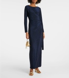 Diane von Furstenberg Simona lamé wrap dress