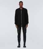 Rick Owens Jumbo Peter Flight distressed cotton jacket