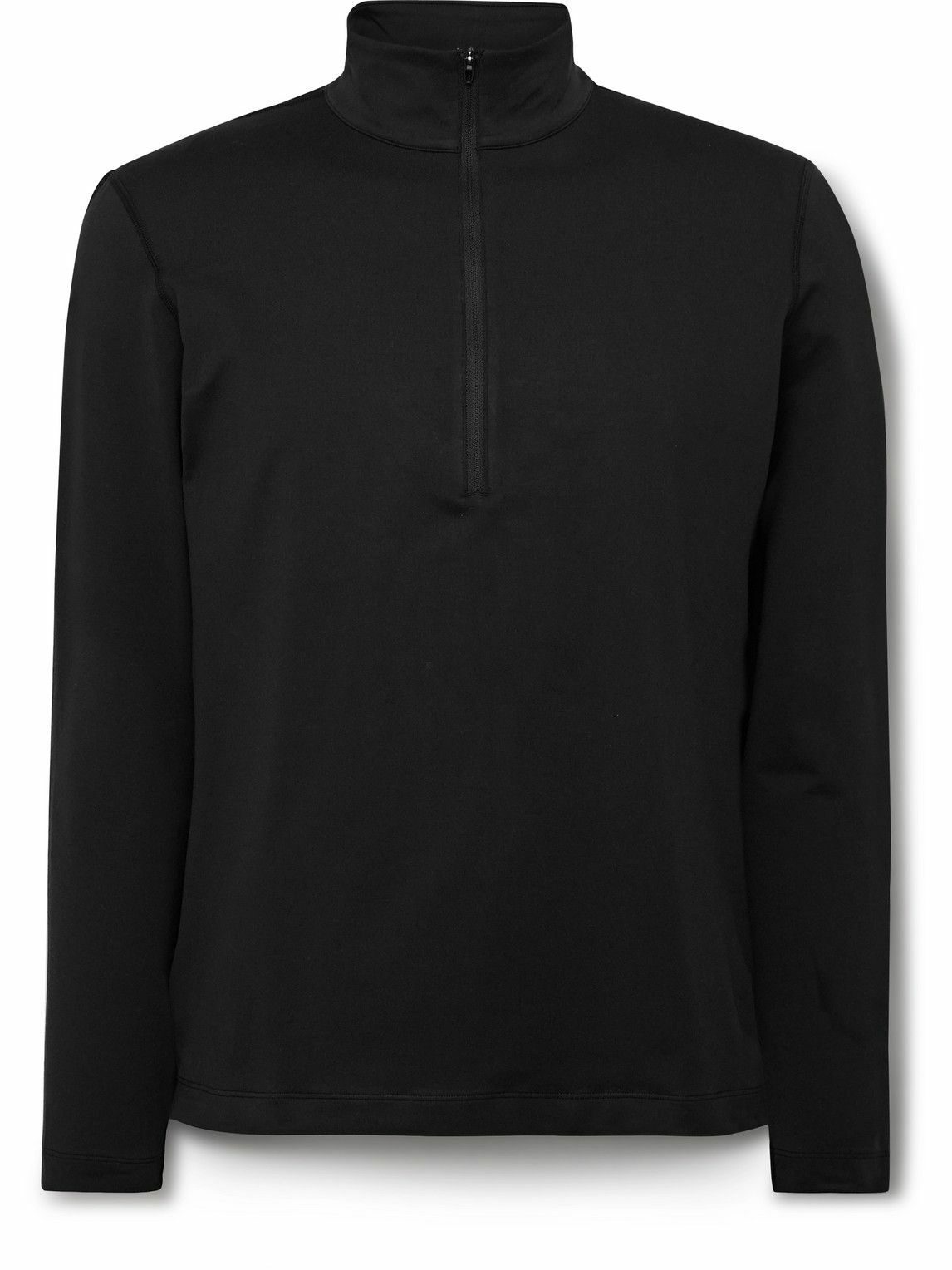 Lululemon - Slim-Fit Stretch Recycled-Jersey Half-Zip Top - Black