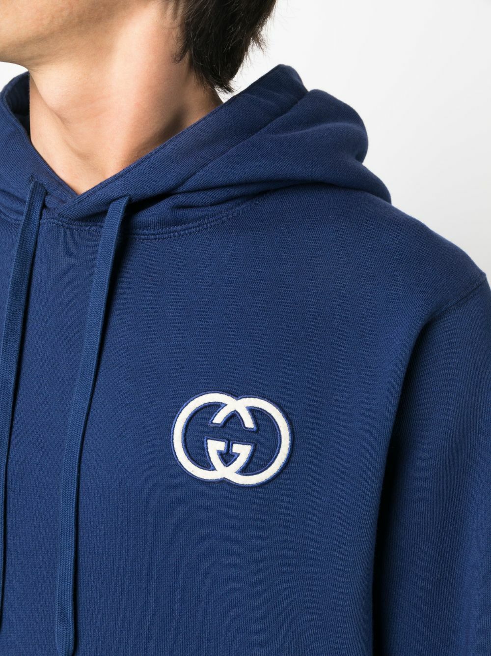 GUCCI - Logo Cotton Hoodie Gucci