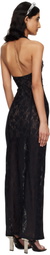 MISBHV Black Stella Lace Maxi Dress