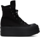 Rick Owens DRKSHDW Black Double Bumper Sneakers