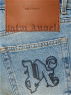 PALM ANGELS - Monogram Loose Cotton Denim Jeans