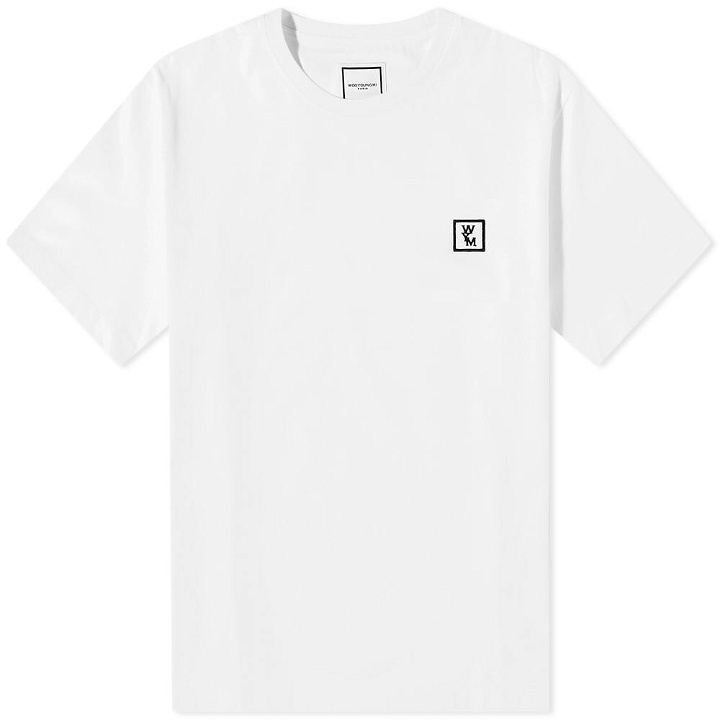 Photo: Wooyoungmi Men's Back Logo T-Shirt in White