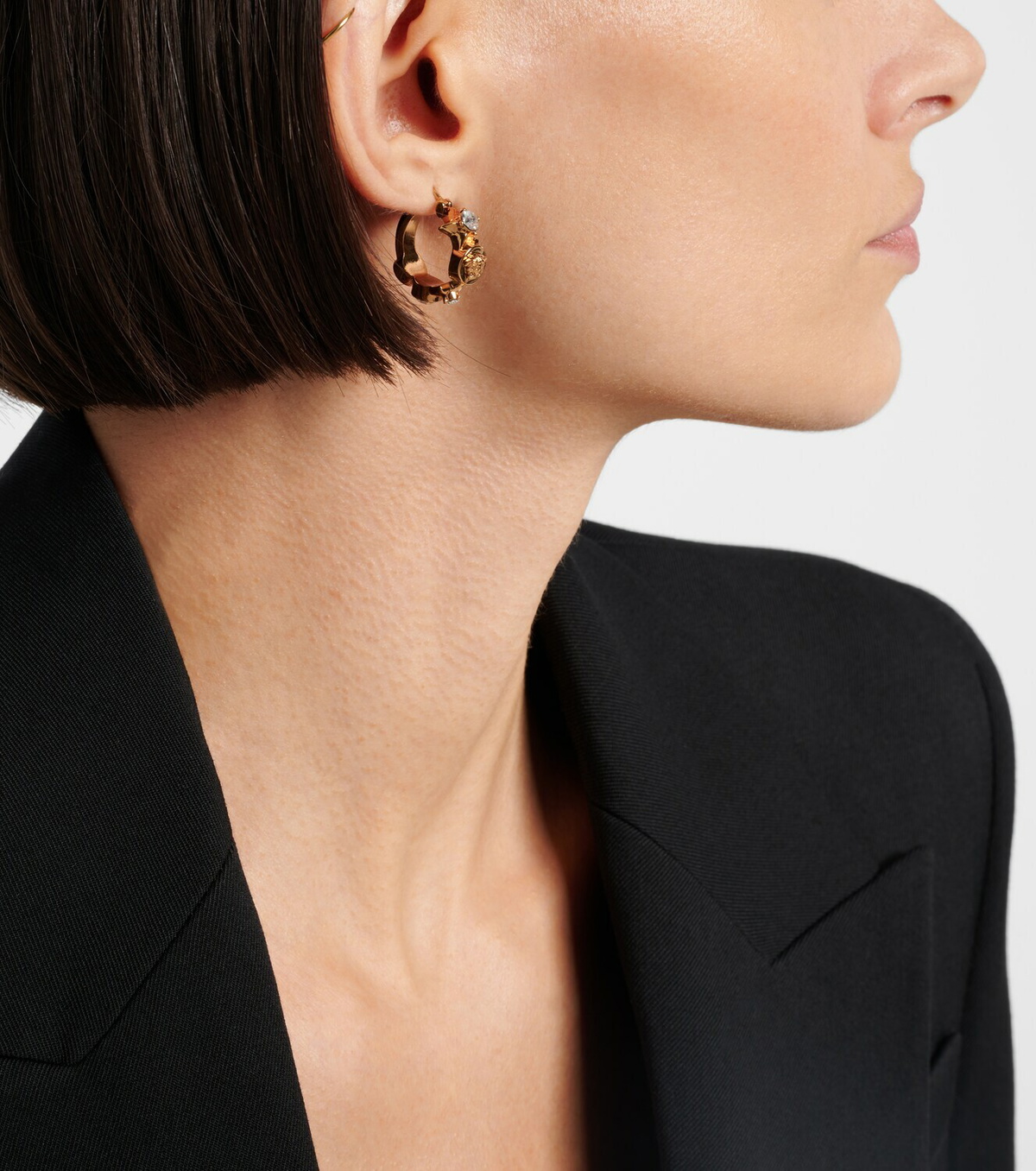Versace Medusa Star hoop earrings