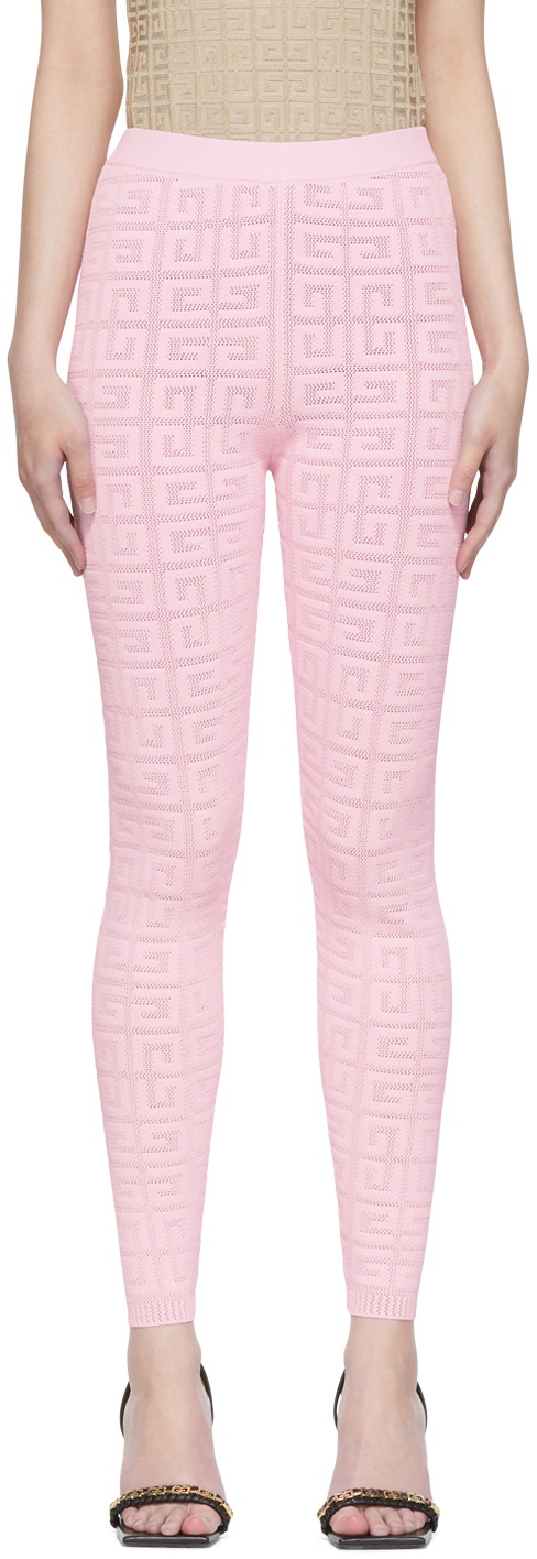 Givenchy Pink Viscose Leggings Givenchy