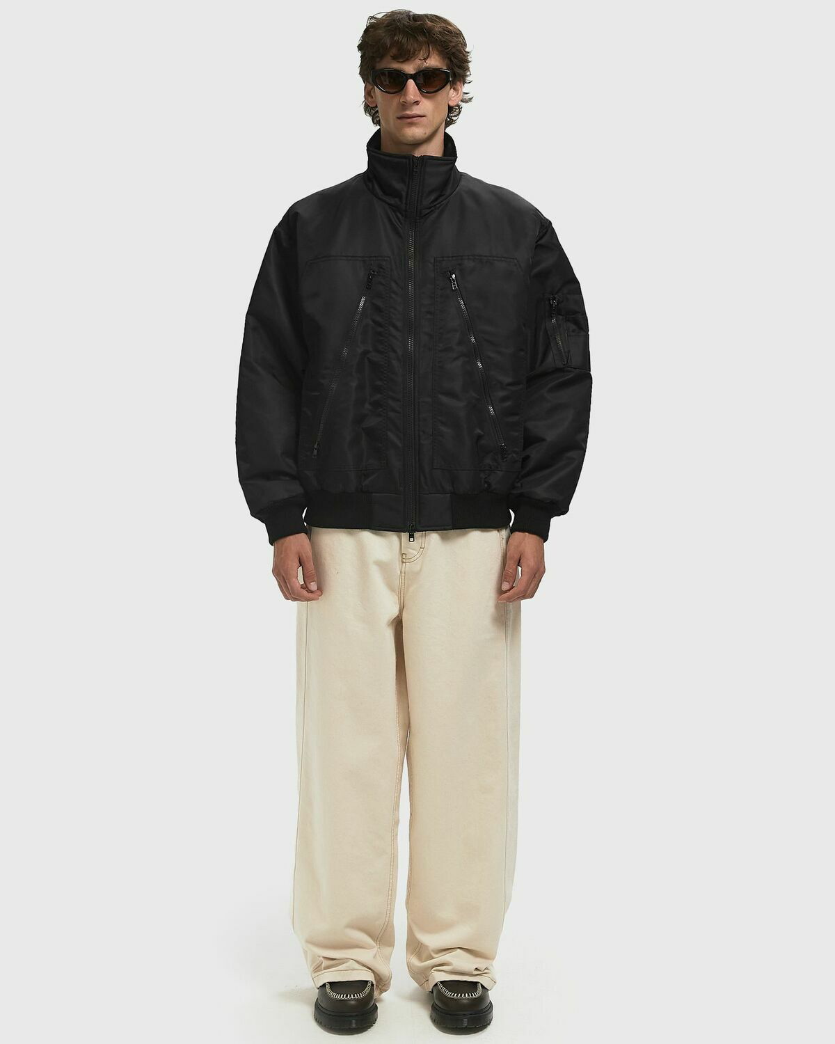 Maison Margiela MM6 SPORTSJACKET Black Mens Bomber Jacket MM6