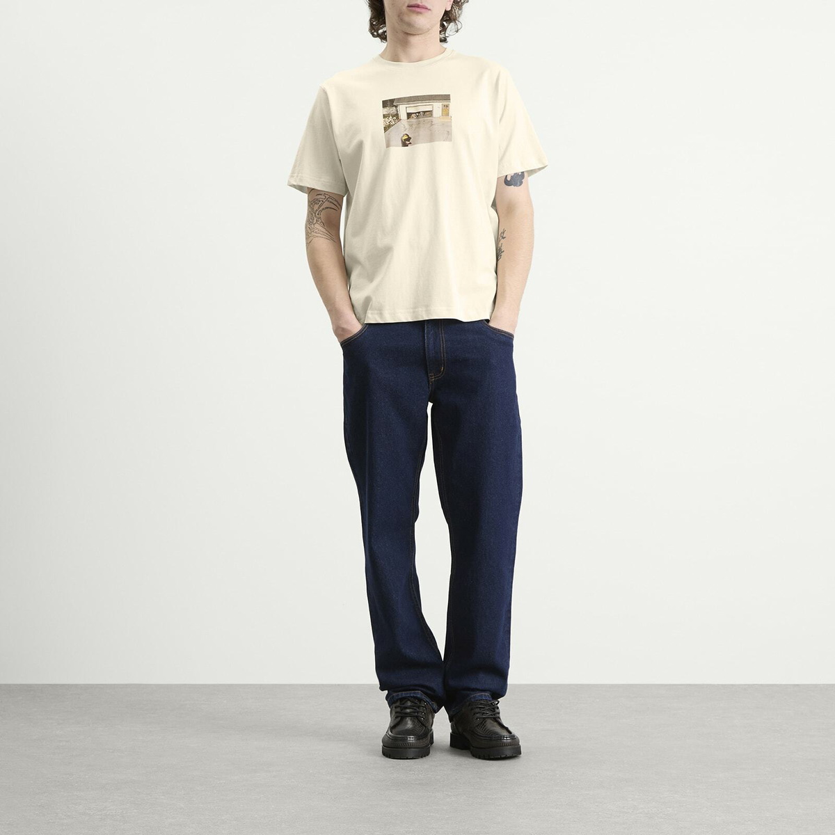 Dime Men's Quack T-Shirt in Natural