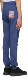 Balmain Blue Cotton Lounge Pants