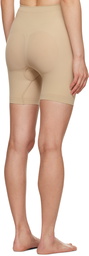 SKIMS Beige Seamless Sculpt Mid Thigh Shorts