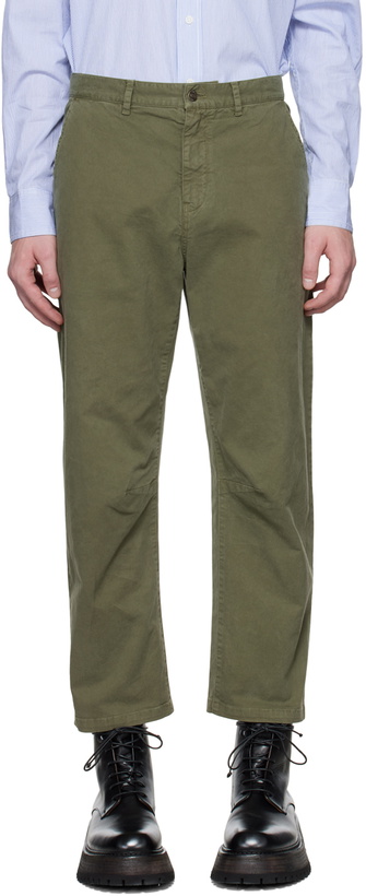 Photo: Nili Lotan Khaki Carpenter Trousers