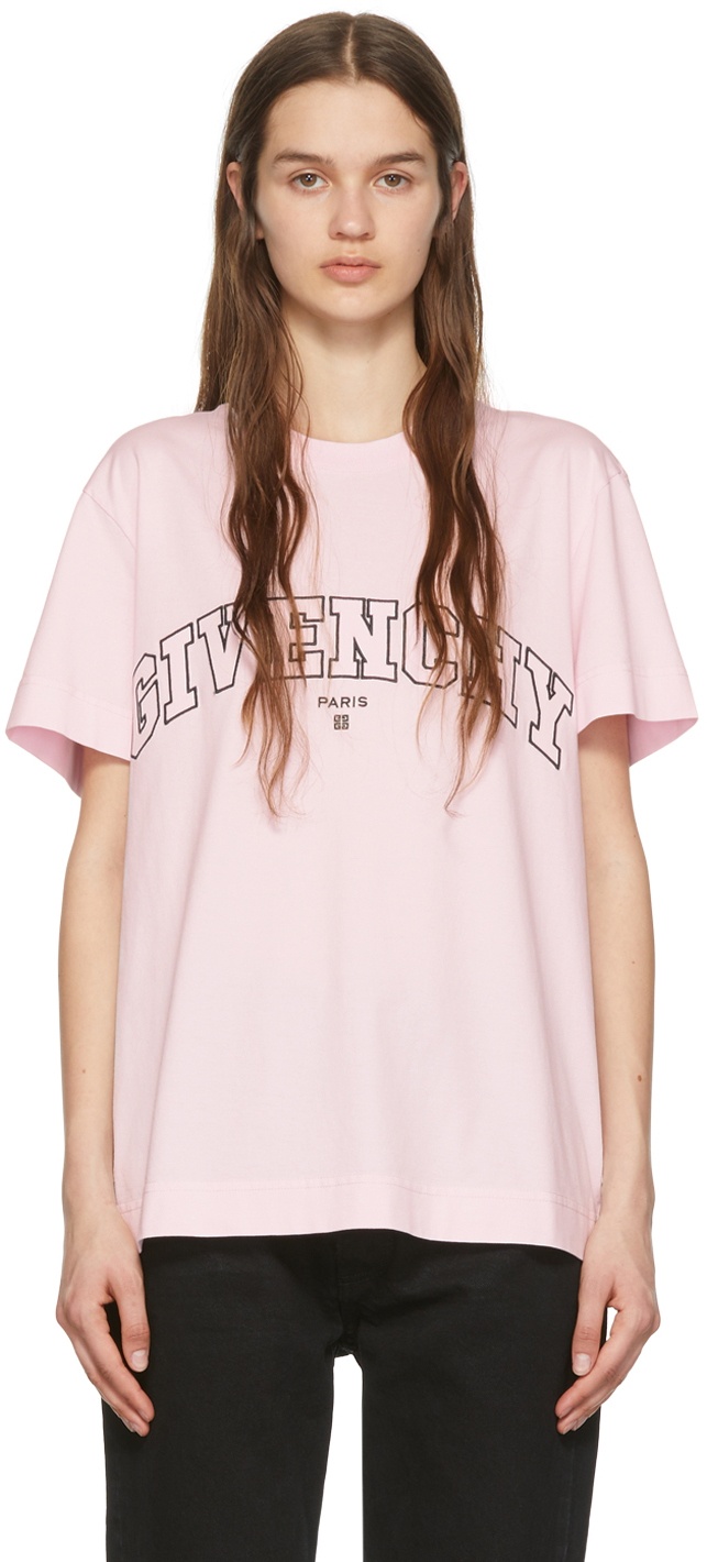Givenchy Pink Cotton T-Shirt Givenchy