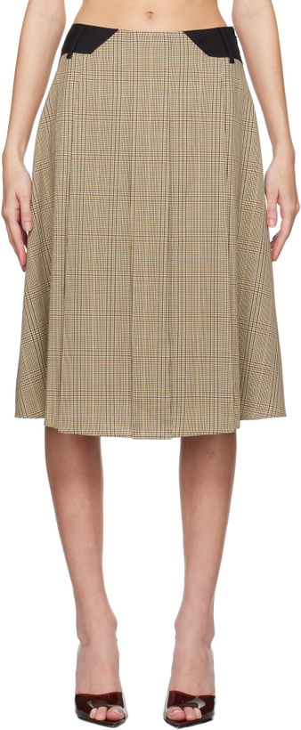Photo: Miaou Beige Albra Midi Skirt