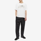 MM6 Maison Margiela Men's Destroyed Logo T-Shirt in White