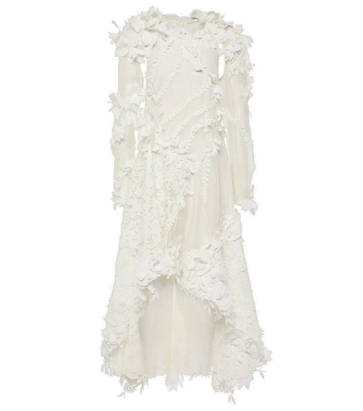 Photo: Zimmermann Tranquillity linen and silk organza midi dress