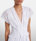 Tory Burch Broderie anglaise cotton midi dress