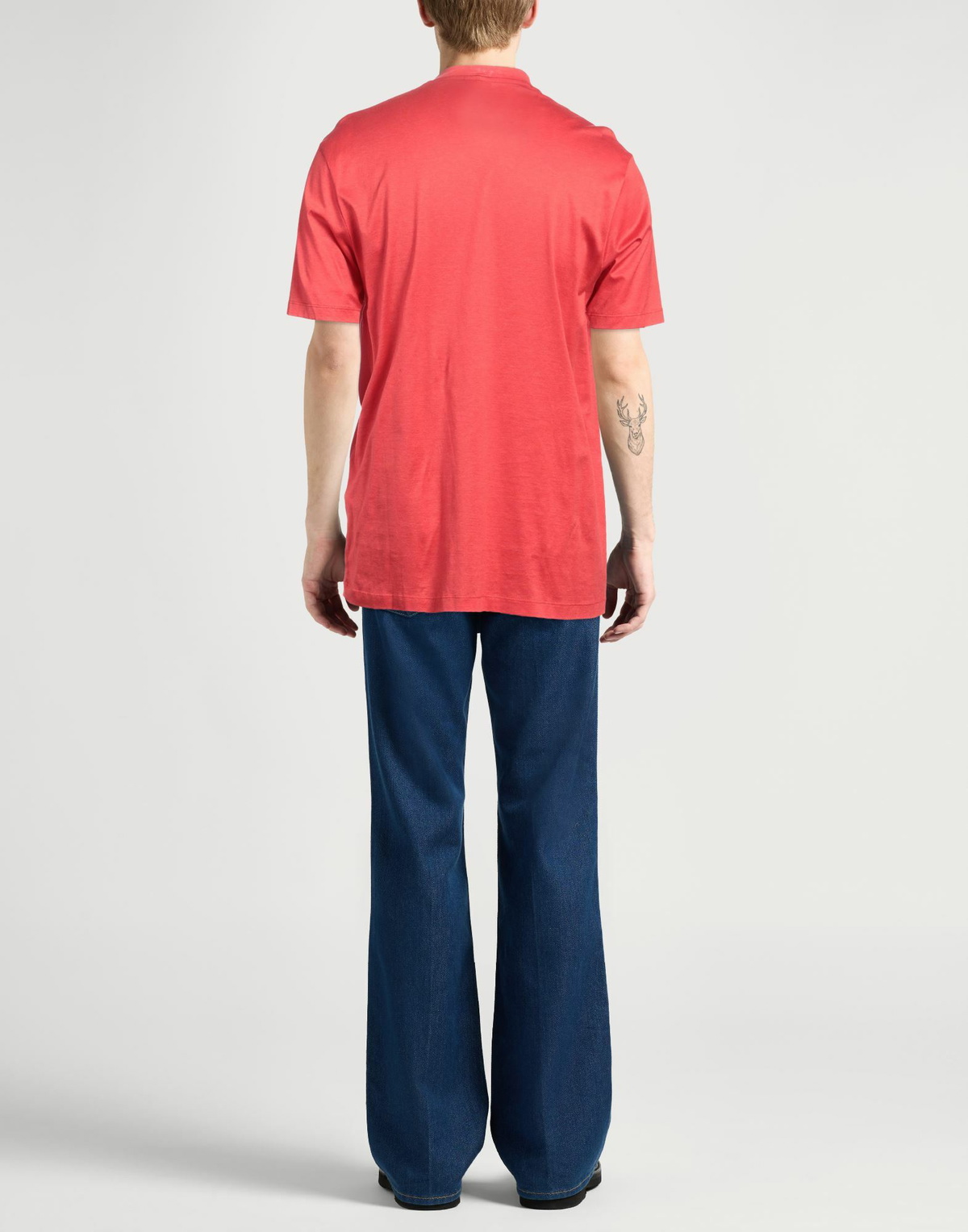 Paul & Shark Mens T-shirt in Tomato red