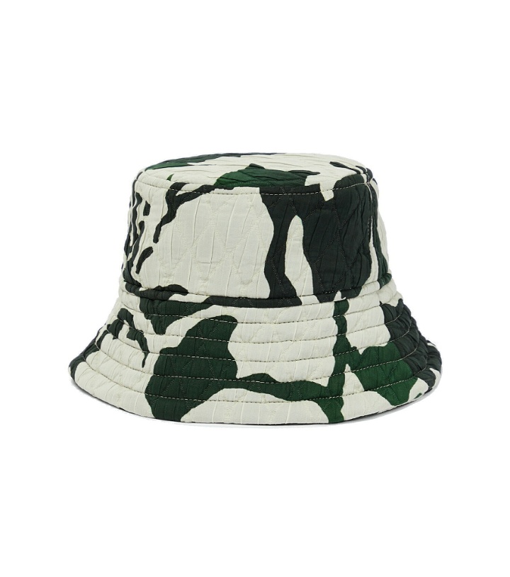 Photo: Dries Van Noten - Camouflage quilted bucket hat