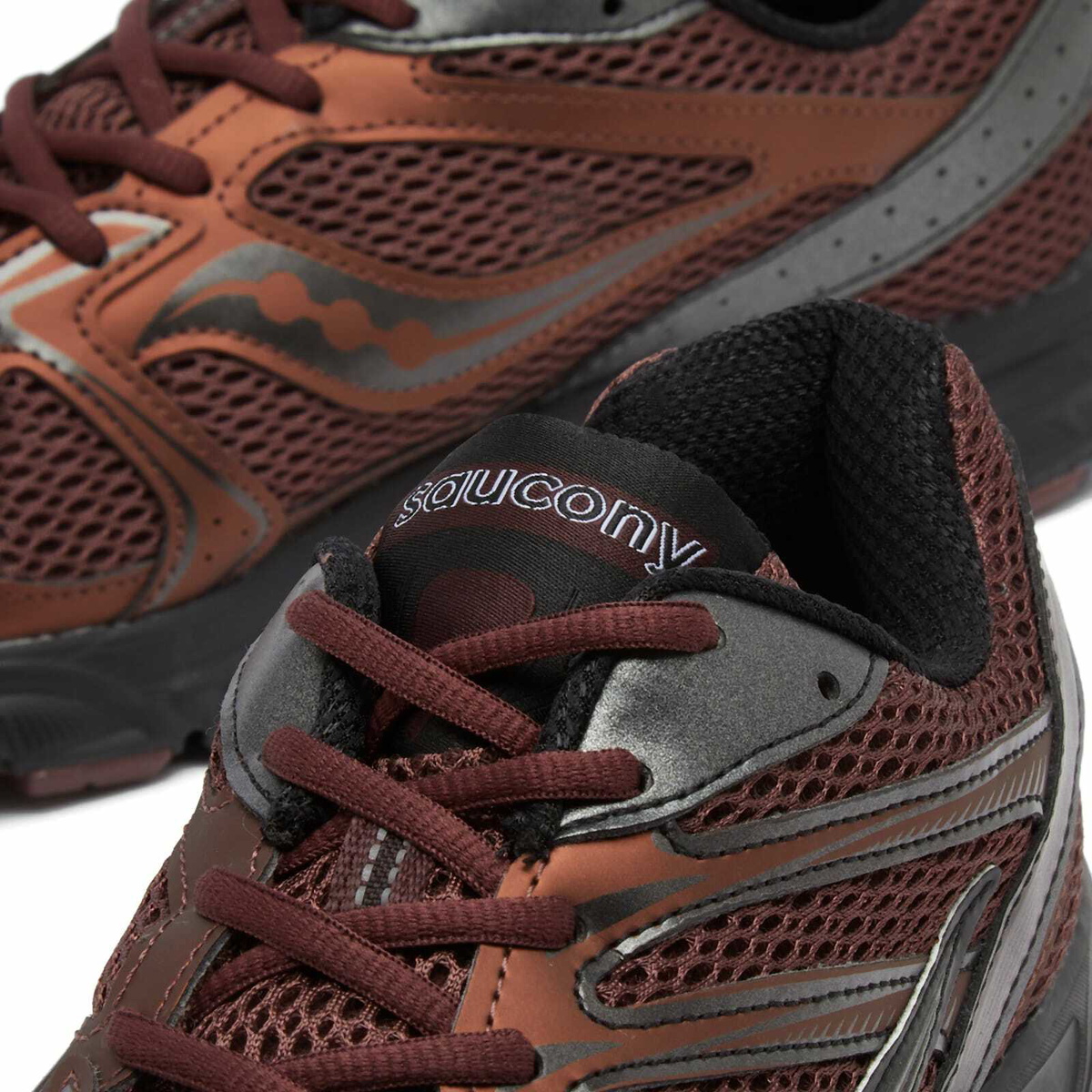 Saucony Ride Millennium in Brown/Metallic