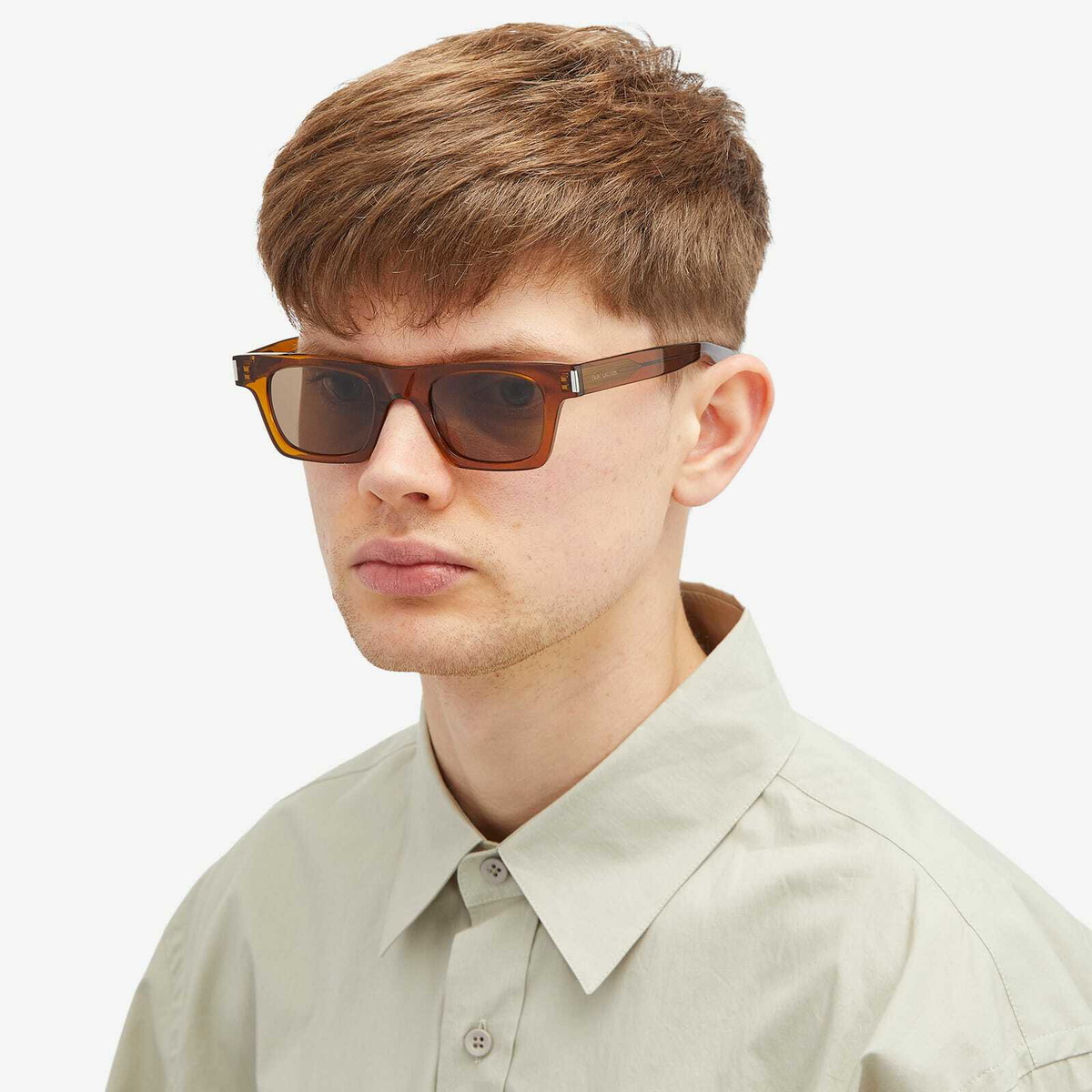 Saint Laurent Sunglasses Saint Laurent SL 719 Sunglasses in Brown 