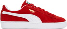 PUMA Red Suede Classic XXI Sneakers