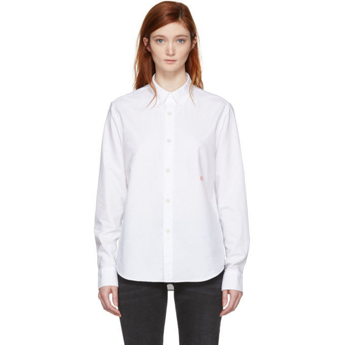 Acne Studios White Ohio Face Shirt