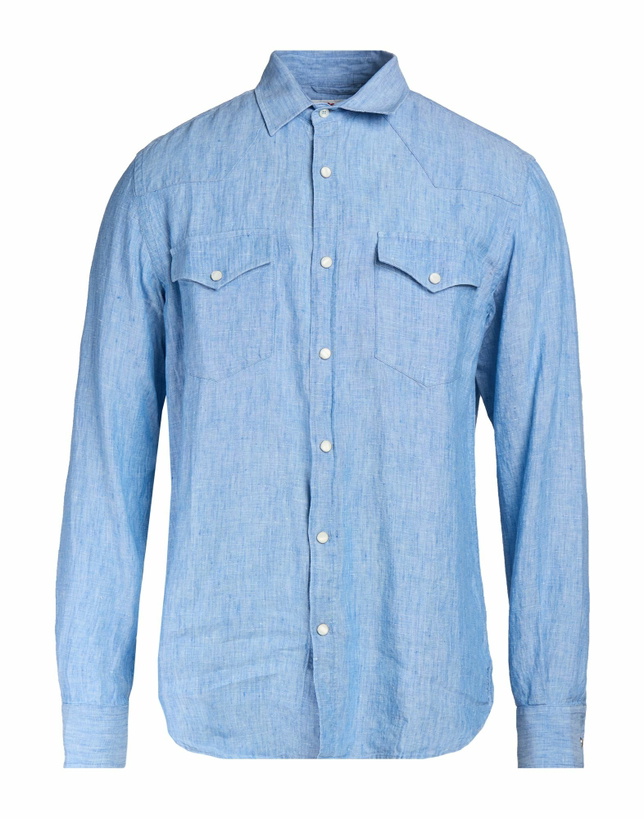 Photo: Mc2 Saint Barth Mens Shirt Light in Blue