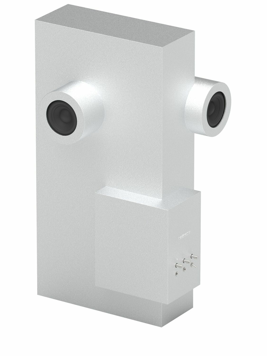 TRANSPARENT Brutalist Sculpture Speaker