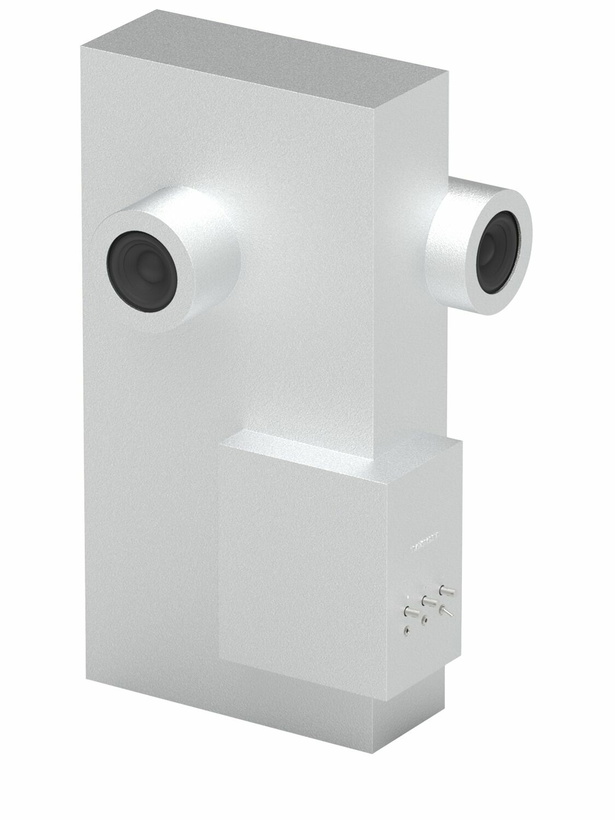 Photo: TRANSPARENT Brutalist Sculpture Speaker