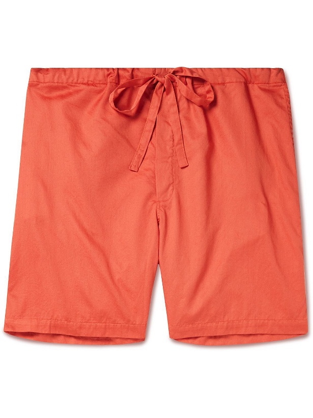 Photo: Cleverly Laundry - House Superfine Cotton Drawstring Pyjama Shorts - Red