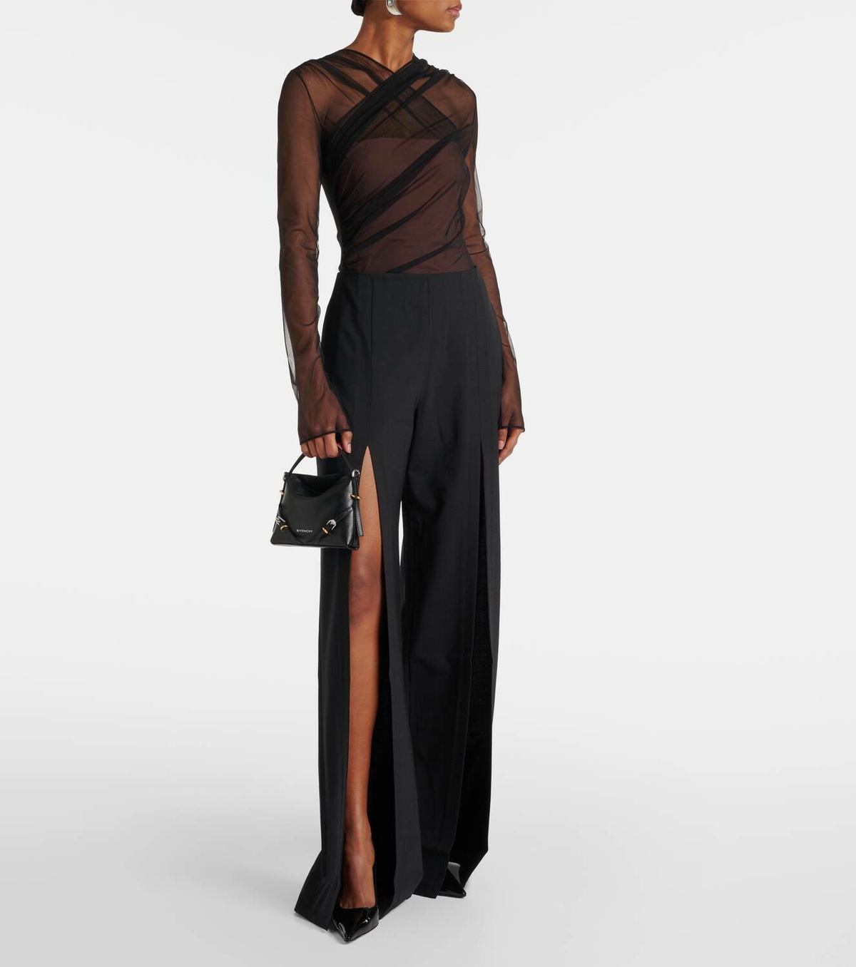 Nensi Dojaka Luna wide-leg pants