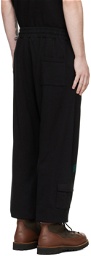 Reese Cooper Black Pinched Seam Lounge Pants