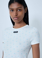 Miu Miu Logo Print T-Shirt